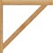 Ekena Millwork Traditional Block Rough Sawn Outlooker, Western Red Cedar, 6"W x 46"D x 46"H OUT06X46X46TRA05RWR - alternate 3